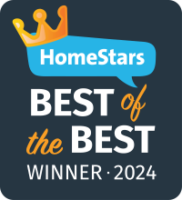 best of the best award homestars winner 2022 - white version
